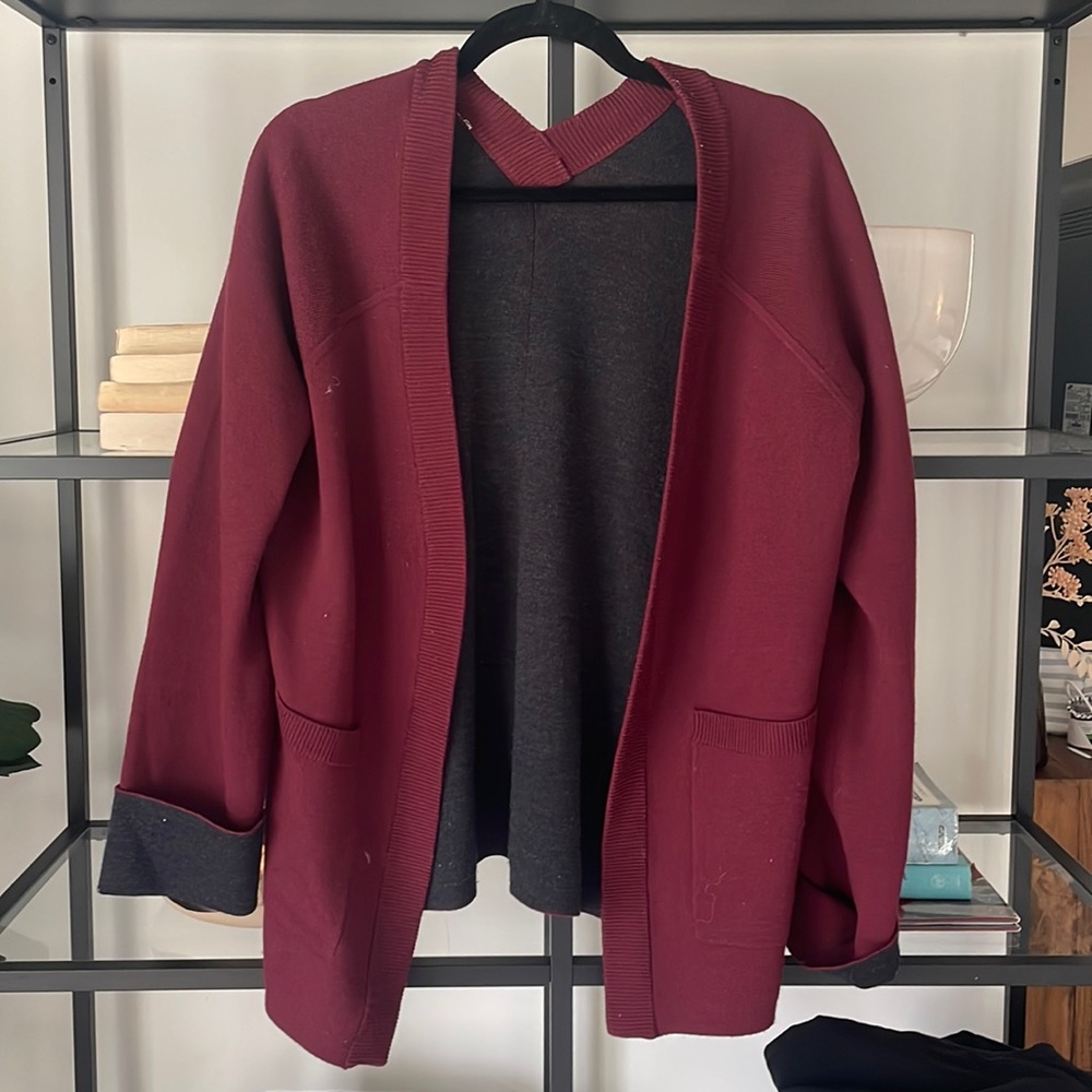 Lululemon reversible Drape Sweater